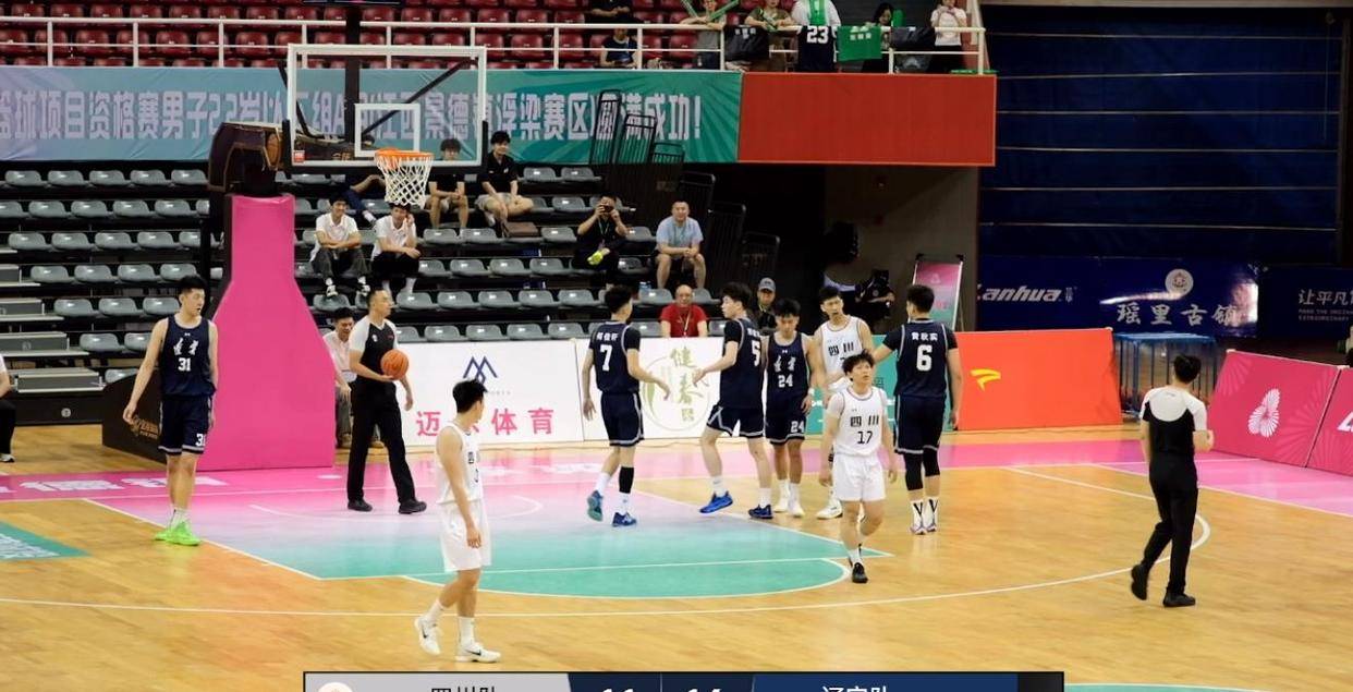 辽宁男篮在比赛中奋力拼搏，终于获得胜利